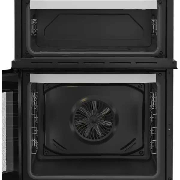 Hotpoint HDE6VDW 60cm Electric Double Cooker with Multiflow - White_interior
