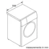 Bosch WGH254A0GB Series 6 10kg 1400 Spin Washing Machine _measurements