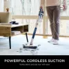 Shark IZ380UK PowerPro Cordless Stick Vacuum Cleaner - 50 Minutes Run Time - Navy Metallic_cordless