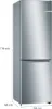 Bosch KGN33NLEBG Series 2 Free-standing fridge-freezer with freezer at bottom 176 x 60 cm Stainless steel look, Total No Frost dimensions