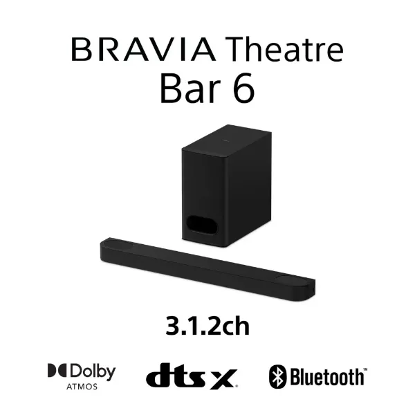 Sony HTB600.CEK 3.1.2ch BRAVIA Theatre Bar 6 Dolby Atmos® Soundbar - Black_main