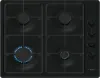 Bosch PBP6B6K60 Series 2, Gas hob, 60 cm, Enamel, Black main