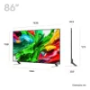 LG 86QNED85A6C.AEK 86" 4K QNED Smart TV_dimensions