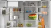 Bosch KFI96APEAG Series 6, French door bottom freezer, multi door, 183 x 90.5 cm, Brushed steel anti-fingerprint open 2