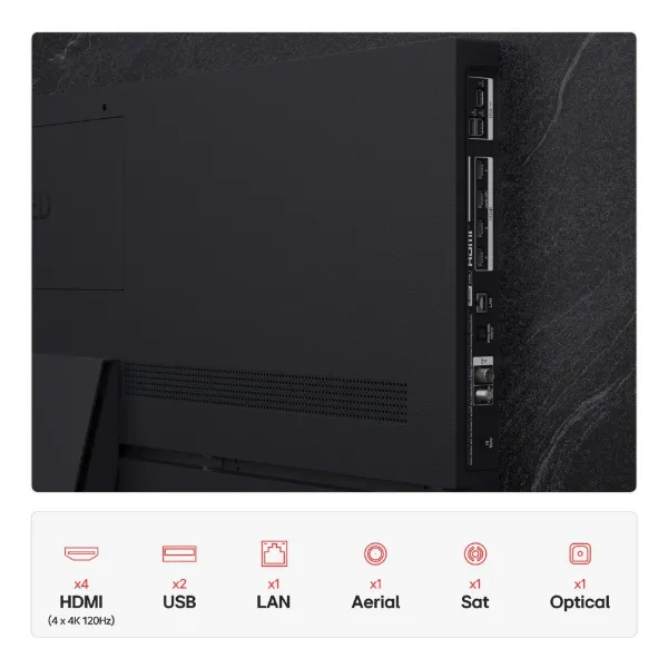 LG OLED83B56LA.AEK 83" 4K Ultra HD OLED AI B5 Smart TV_back