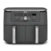 Ninja DZ400UK 9.5 litre MAX 6-in-1 Dual Zone Air Fryer - Gun Metal Grey_front