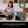 Ninja DZ300UK 7.6 litre 6-in-1 Dual Zone Air Fryer - Gun Metal Grey_faster