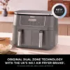 Ninja DZ300UK 7.6 litre 6-in-1 Dual Zone Air Fryer - Gun Metal Grey_dual zone technology