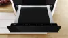 Bosch BIC7101B1B Series 8, Built-in warming drawer, 60 x 14 cm, Black open