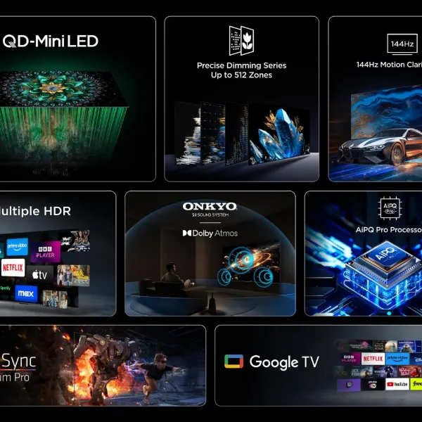 TCL 98Q6C-UK 98" 4K QD-Mini LED UHD Smart Google TV_features
