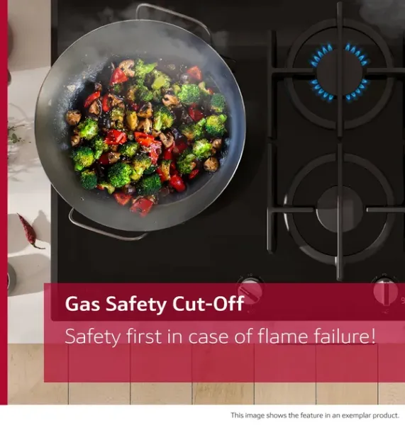 Neff T26CIP8S0 N 70 Gas hob 60 cm Enamel, Black feature 3