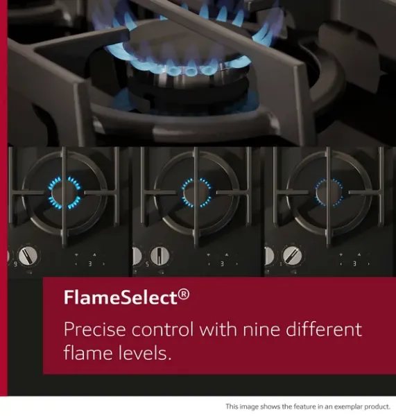 Neff T27CIS8N0 N 70 Gas hob 75 cm Stainless steel feature 2