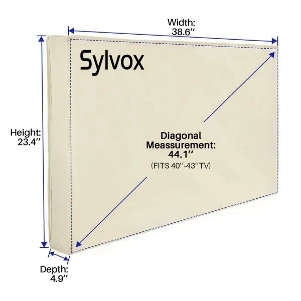 Sylvox OT43A1COVER Outdoor TV Cover for 40''-43" TVs_main