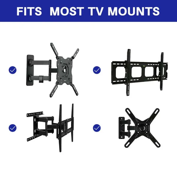 Sylvox OT65A1 Waterpoor Outdoor TV Cover for 60-65" TVs_wall mount