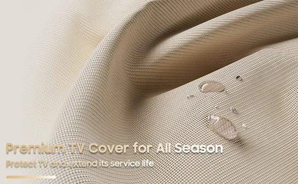 Sylvox OT65A1 Waterpoor Outdoor TV Cover for 60-65" TVs_weather