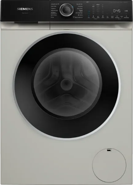 Siemens WG46H2AXGB iQ500 Washing machine, front loader 9 kg 1600 rpm, Silver inox main