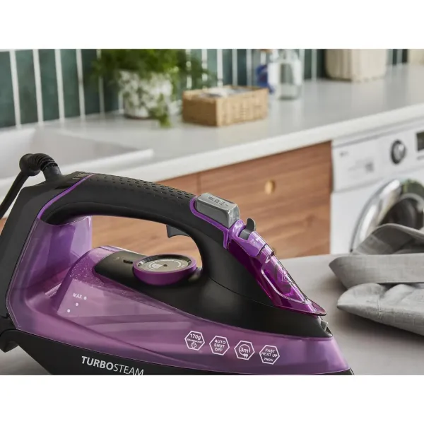 Morphy Richards 303140 Turbosteam 2800W Steam Iron - Purple_main