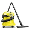 Karcher WD2PLUS Wet & Dry Vacuum Cleaner - Yellow_angled view