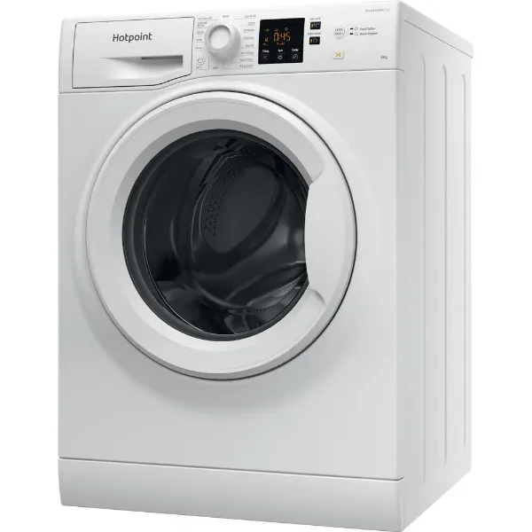 Hotpoint NSWF846WUK AntiStain WASHING MACHINE 8KG - White - A main