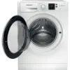 Hotpoint NSWF846WUK AntiStain WASHING MACHINE 8KG - White - A open