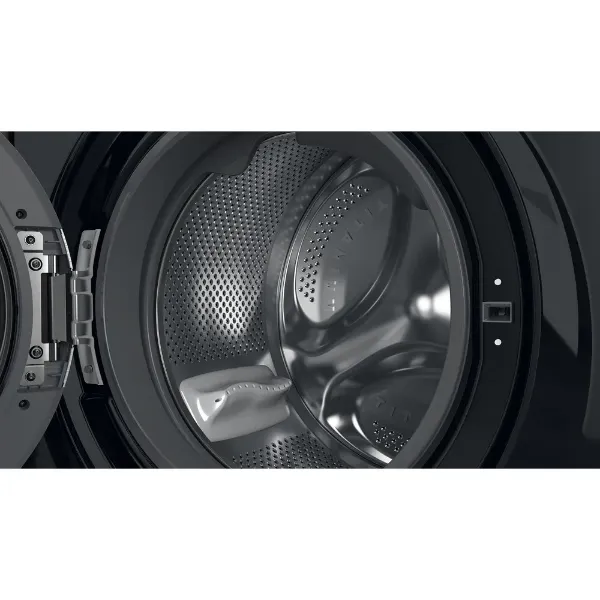 Hotpoint NDB 9635 BS UK black 9+6kg washer dryer - freestanding inside