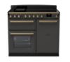 Rangemaster 18089 Estel Deluxe 100 Induction Range Cooker in Slate with Antique Brass Trim - ESDL100EIPSLT/AB1_main