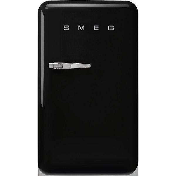 Smeg FAB10HRBL6 55cm 50s Style Black Small Right Hand Hinged Home Bar Fridge_main