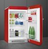 Smeg FAB10HRRD6 55cm 50s Style Red Small Right Hand Hinged Home Bar Fridge_interior full