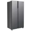 Hoover HHSBSO-6174XK-1 91cm 60/40 Frost Free American Fridge Freezer - Stainless Steel_angled view