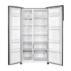Hoover HHSBSO-6174XK-1 91cm 60/40 Frost Free American Fridge Freezer - Stainless Steel_interior empty