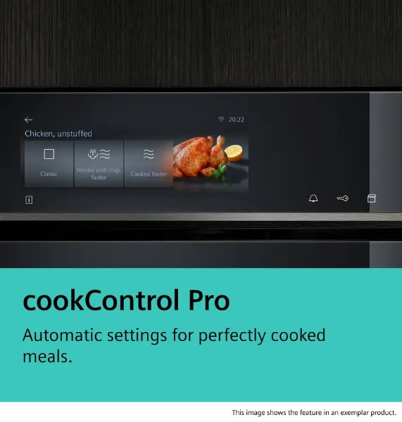 Picture of Siemens CM724G1B1B Built In Compact Oven With Microwave Function In Black