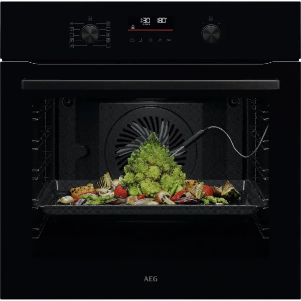 AEG OS6AB50AK 6000 SenseCook Aqua Clean Built-in Single Electric Oven_main