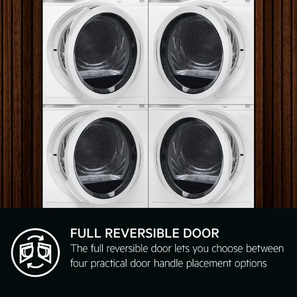 AEG TR718A4B 7000 SensiDry® Heat Pump 8 kg Tumble Dryer_full reversible door