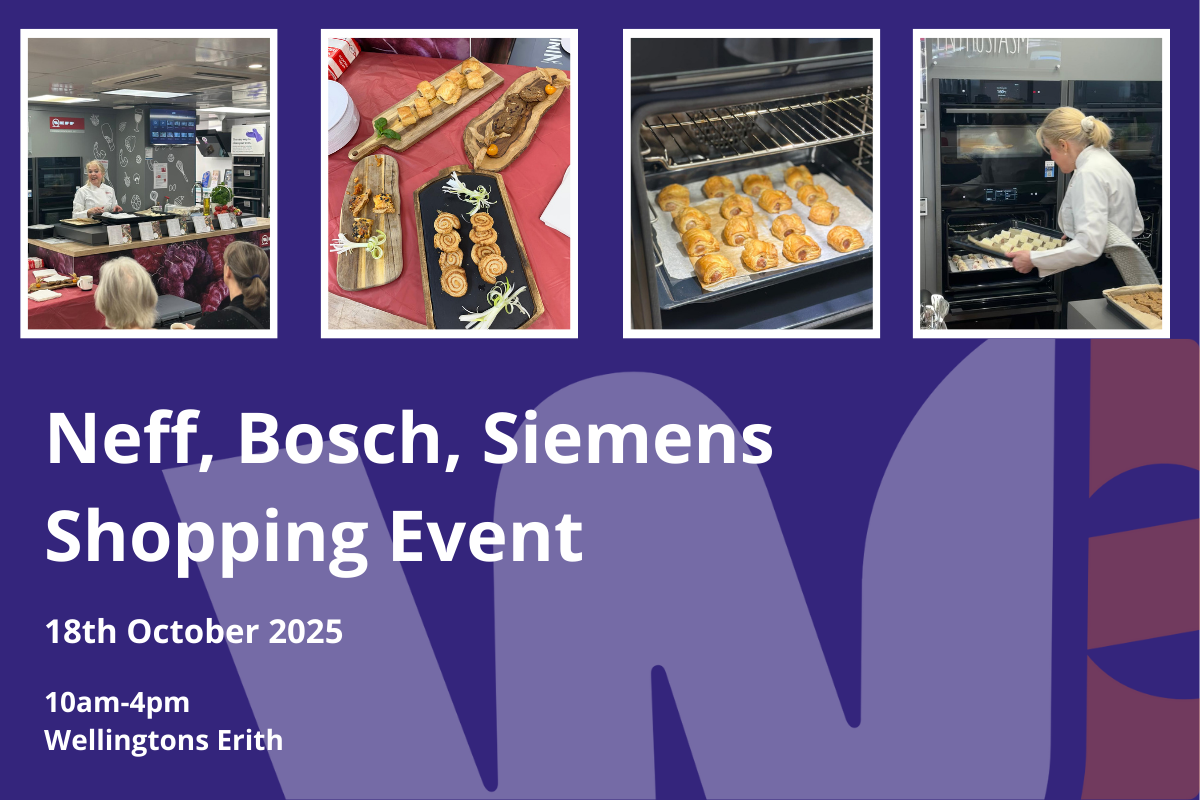 Shopping Event with Live Cooking Demos – featuring Neff, Bosch, Siemens