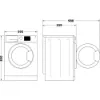 Hotpoint ActiveCare Washer Dryer in White - NDD 86448 WDA UK - size