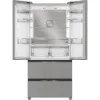Hotpoint Dual American Fridge Freezer in Brushed steel HPG2 6513 XBR4UK - Main open