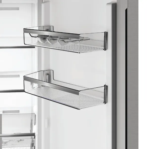 Hotpoint Dual American Fridge Freezer in Brushed steel HPG2 6513 XBR4UK - Main door