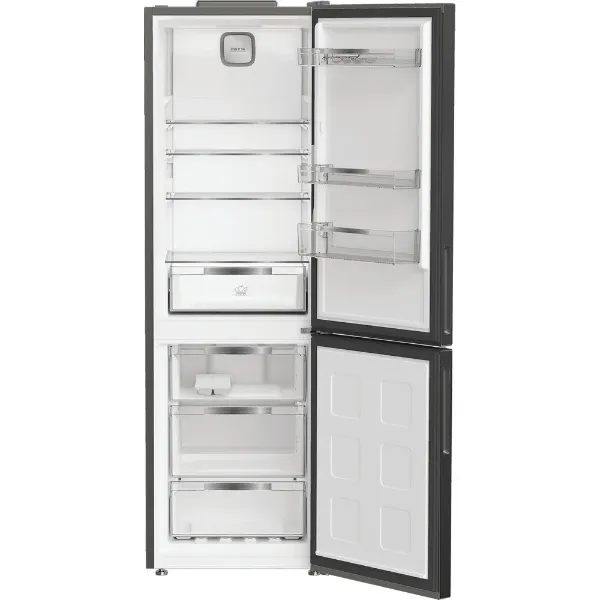 Hotpoint HPK 26363 XBR5UK Fridge Freezer 60/40 in Grey - Main open