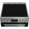 Beko EDC6731S 60cm Double Oven Electric Cooker with Vitroceramic Hob - Silver_hob