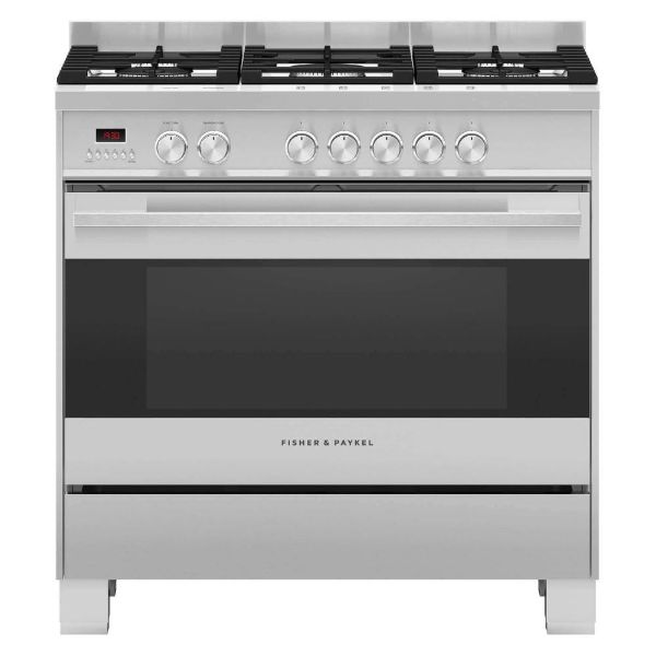 Fisher & Paykel OR90SDG4X1 90cm Dual Fuel Range Cooker - Stainless Steel