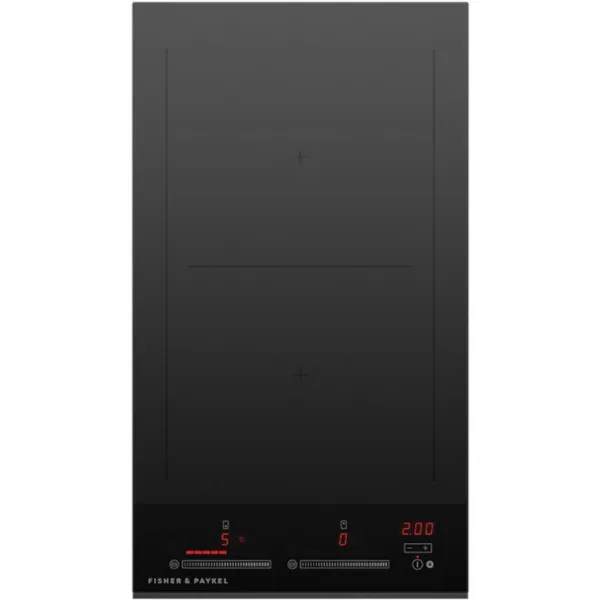 Fisher & Paykel CI302DTB4 30cm 'Touch & Slide' Control Frameless 2 Zone Induction Hob - Black