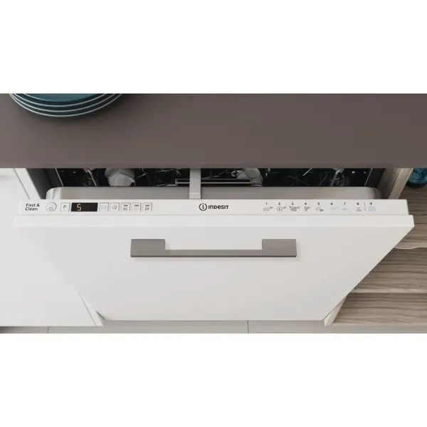 Indesit DIO 3T131 FE UK  Full Size Integrated Dishwasher with 14 Place Settings controls