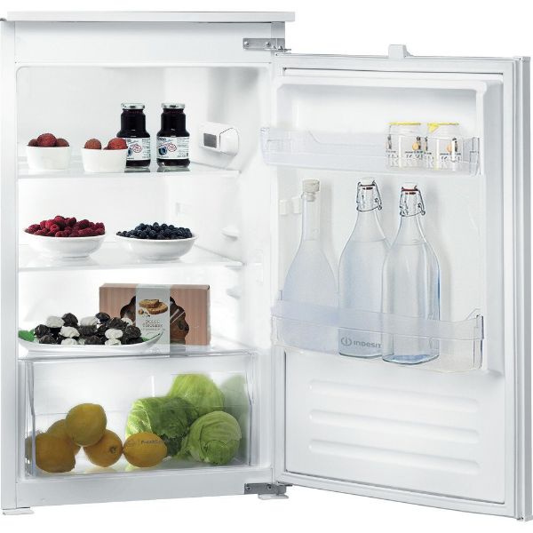 Indesit INS 9012 Low Frost Integrated Fridge - White - Holds 8 Shopping Bags - E Rated main
