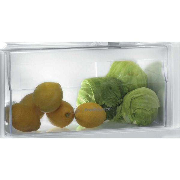 Indesit INS 9012 Low Frost Integrated Fridge - White - Holds 8 Shopping Bags - E Rated drawers