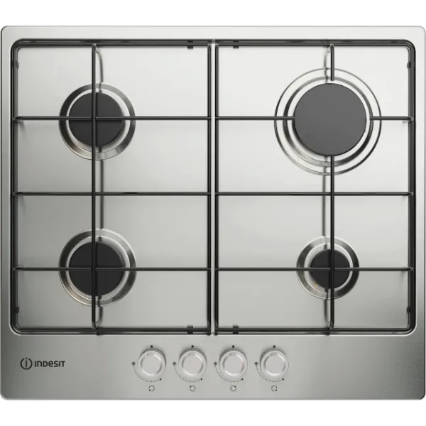 Indesit THP 642 IX/I 1 58cm Gas Hob - Stainless Steel main