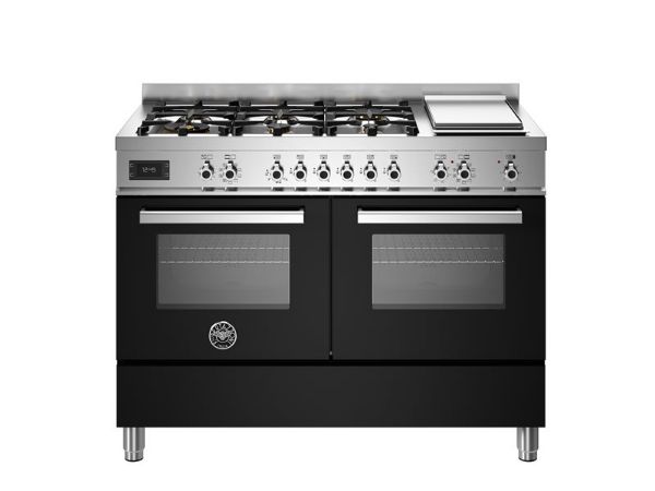 Bertazzoni Professional 120cm Dual Fuel Range Cooker with Twin Oven in Bianco
