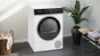 Siemens WQ46H2D9GB Heat Pump Tumble Dryer in White_door closed
