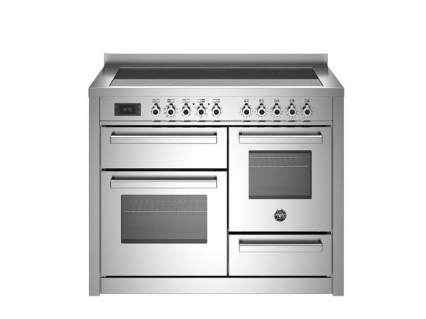 Bertazzoni Professional 110cm Induction XG Range Cooker with Twin Oven in Stainless Steel