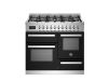 Bertazzoni Professional 100cm Dual Fuel XG Range Cooker in Nero
