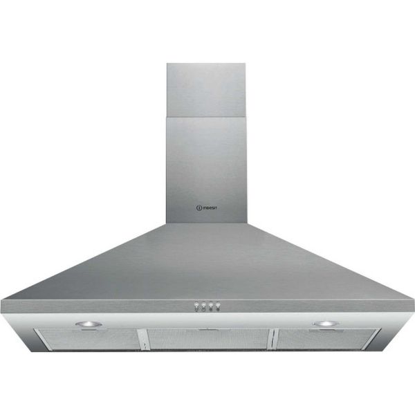 Indesit IHPC 9.5 LM X 90cm Chimney Hood - Stainless Steel main